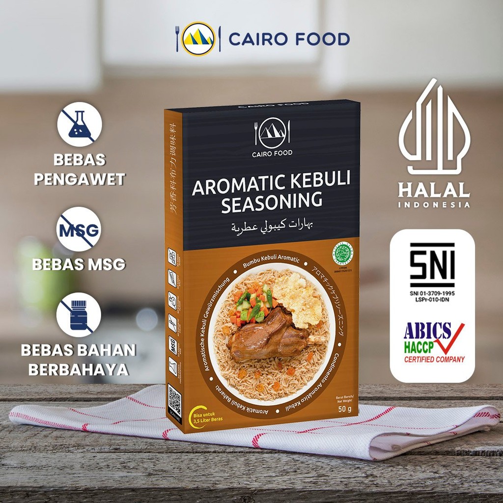 

Bumbu Kebuli Aromatic Non MSG - Cairo Food