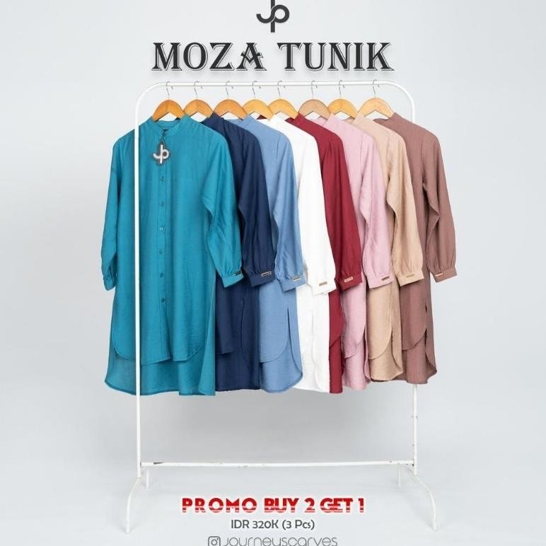 BERKUALITAS TUNIK MOZA BY JOURNEY SCARVES