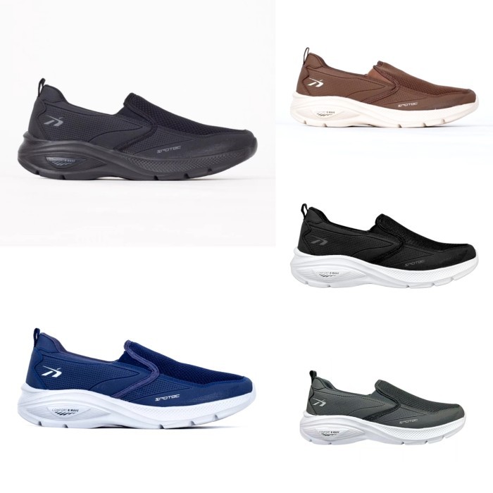 Spotec Onyx Sepatu Walking Slip On Original Spotec