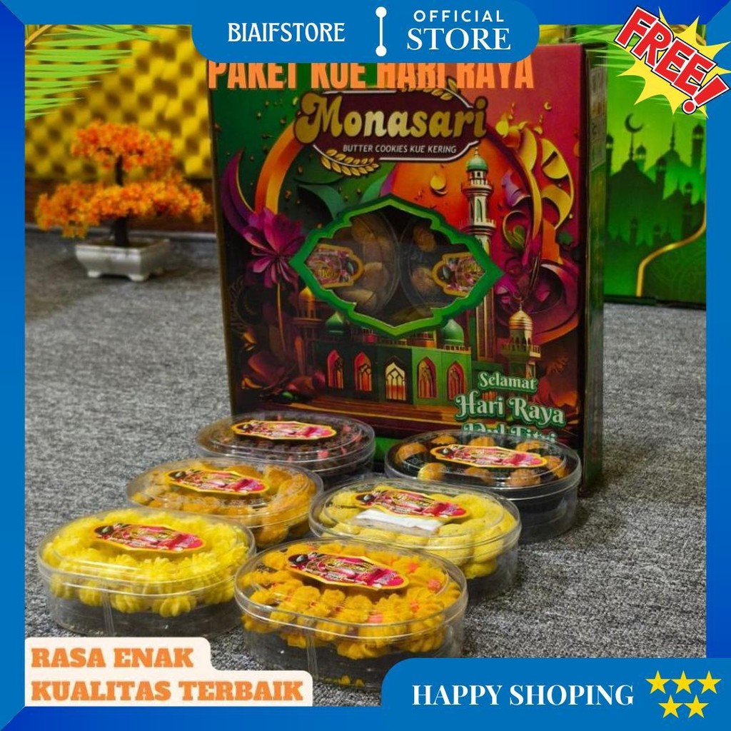 

Paket Kue Kering Lebaran Paket Toples Hampers Kue Kering D Cod