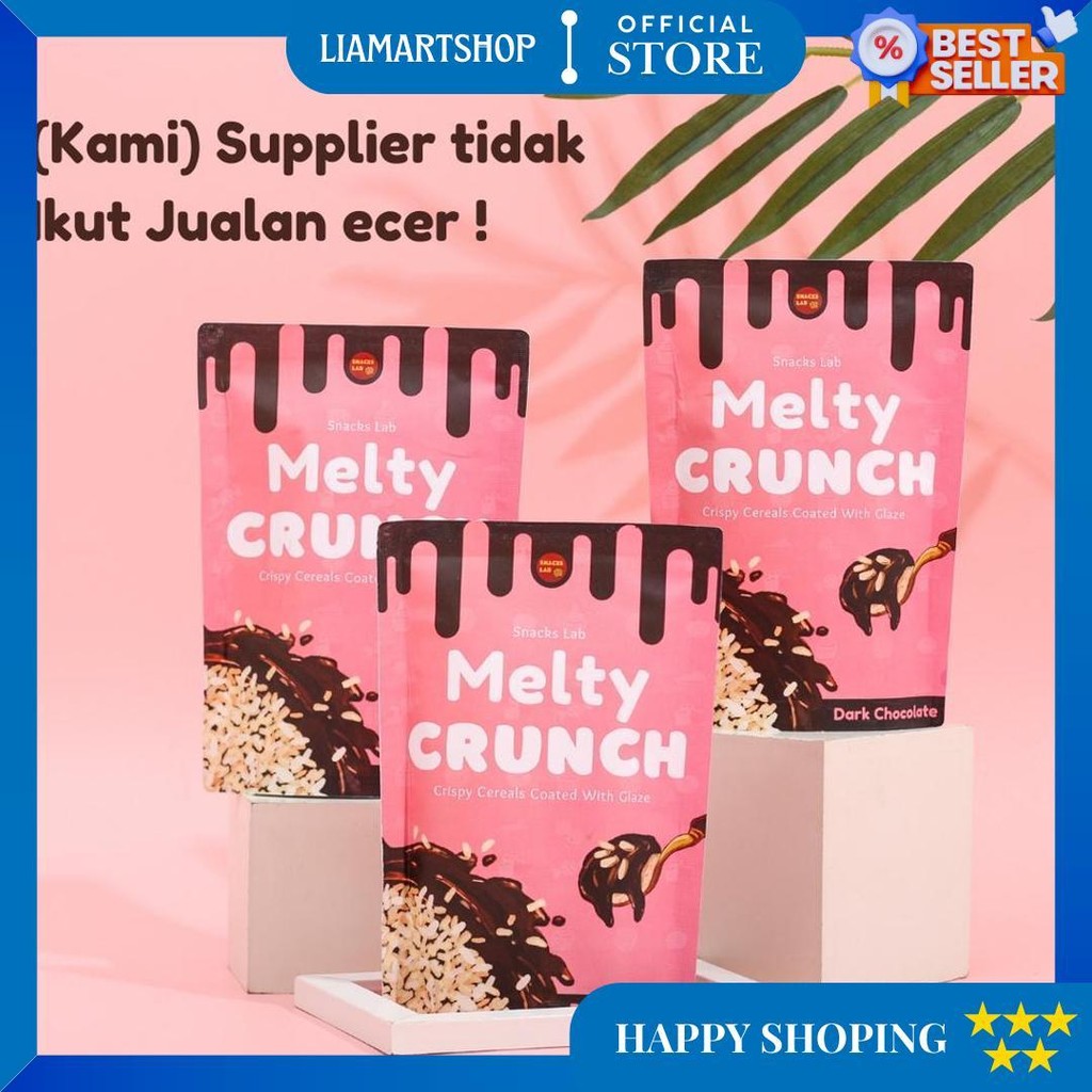 

Paket Usaha Reseller Melty Crunch 10Pcs I Snack Cokelat Lumer Crunchy | Untung Besar Harga Terbaik D Sale