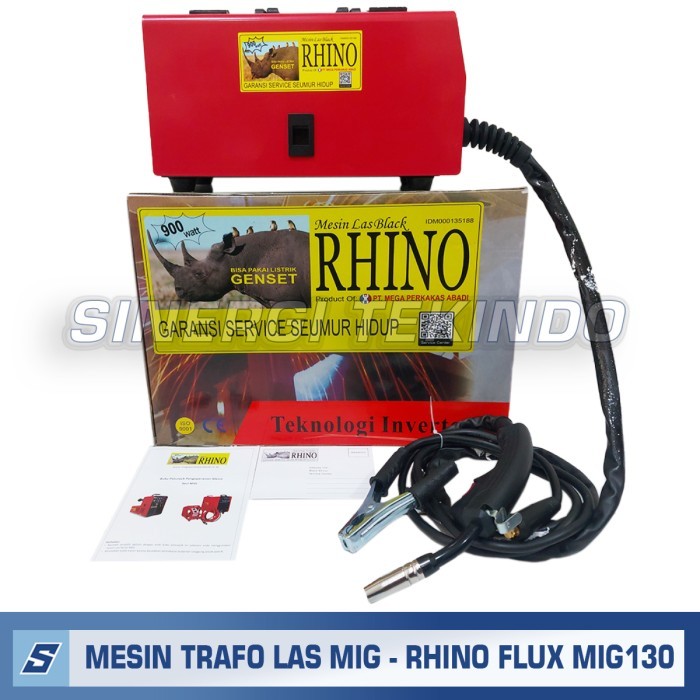 Mesin Las MIG CO2 Trafo Las MIG - RHINO 130A Travo MIG Inverter 130 A