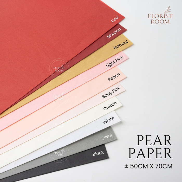 

40 Lembar Pear Paper - Kertas Bungkus Bunga - Dekorasi - Kado