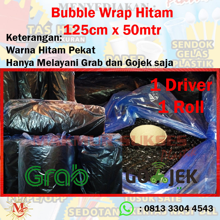 

Bubble Wrap Hitam 125Cm X 50Mtr