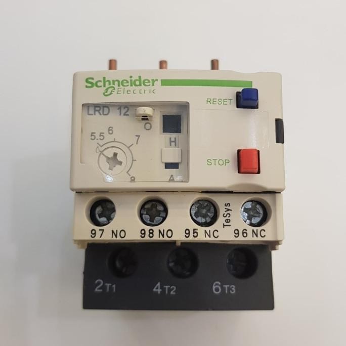 THERMAL OVERLOAD RELAY SCHNEIDER LRD 12 / LRD-12 / LRD12