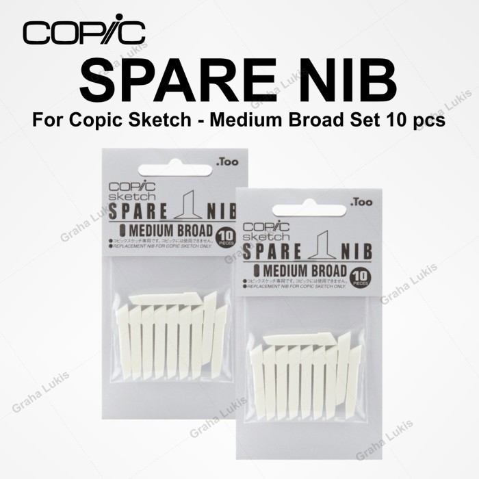 

Copic Sketch Spare Nib Medium Broad 10 pcs