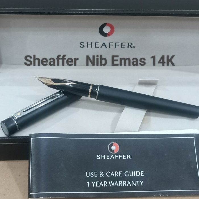 

PENA SHEAFFER FOUNTAIN MATA NIB EMAS 14K ORIGINAL mo pilot parker pelikan platinum waterman cross