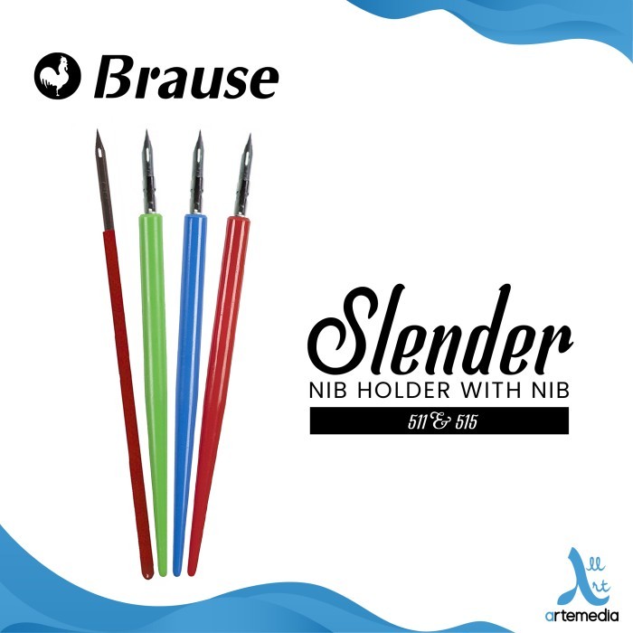 

HOT SALE! Mata Pena Kaligrafi Brause Slender Nib Holder with Nib