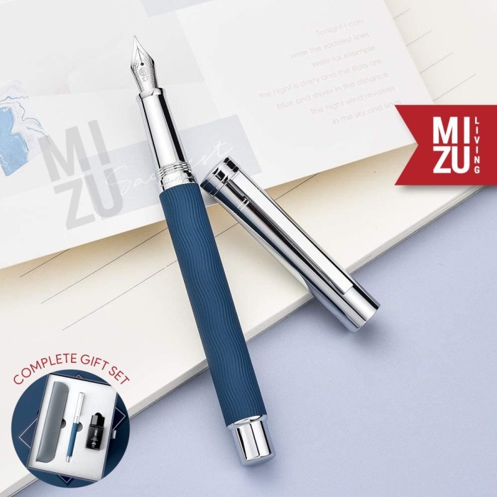 

TERBARU! Hongdian Navigator Fountain Pen Complete Gift Set With Pen Pouch & Ink