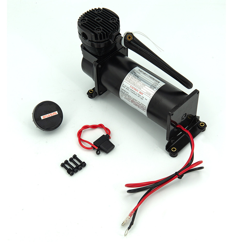WEASH Universal 480C 12V Low noise Suspension Air Compressor Car Air RIDE Suspension Kits Air Pump