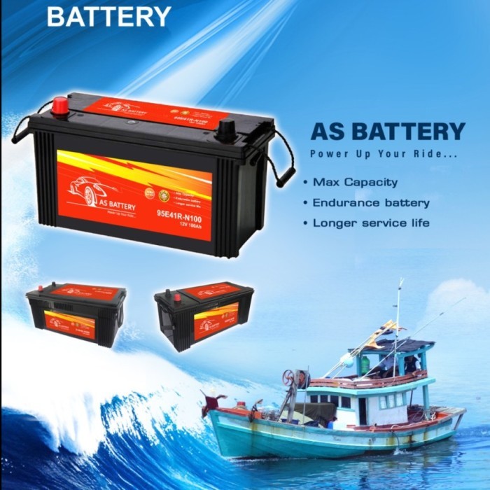 Aki Accu 12v 200Ah / 150Ah / 100Ah Aki Accu Genset Kapal Bus Industri Aki Kering