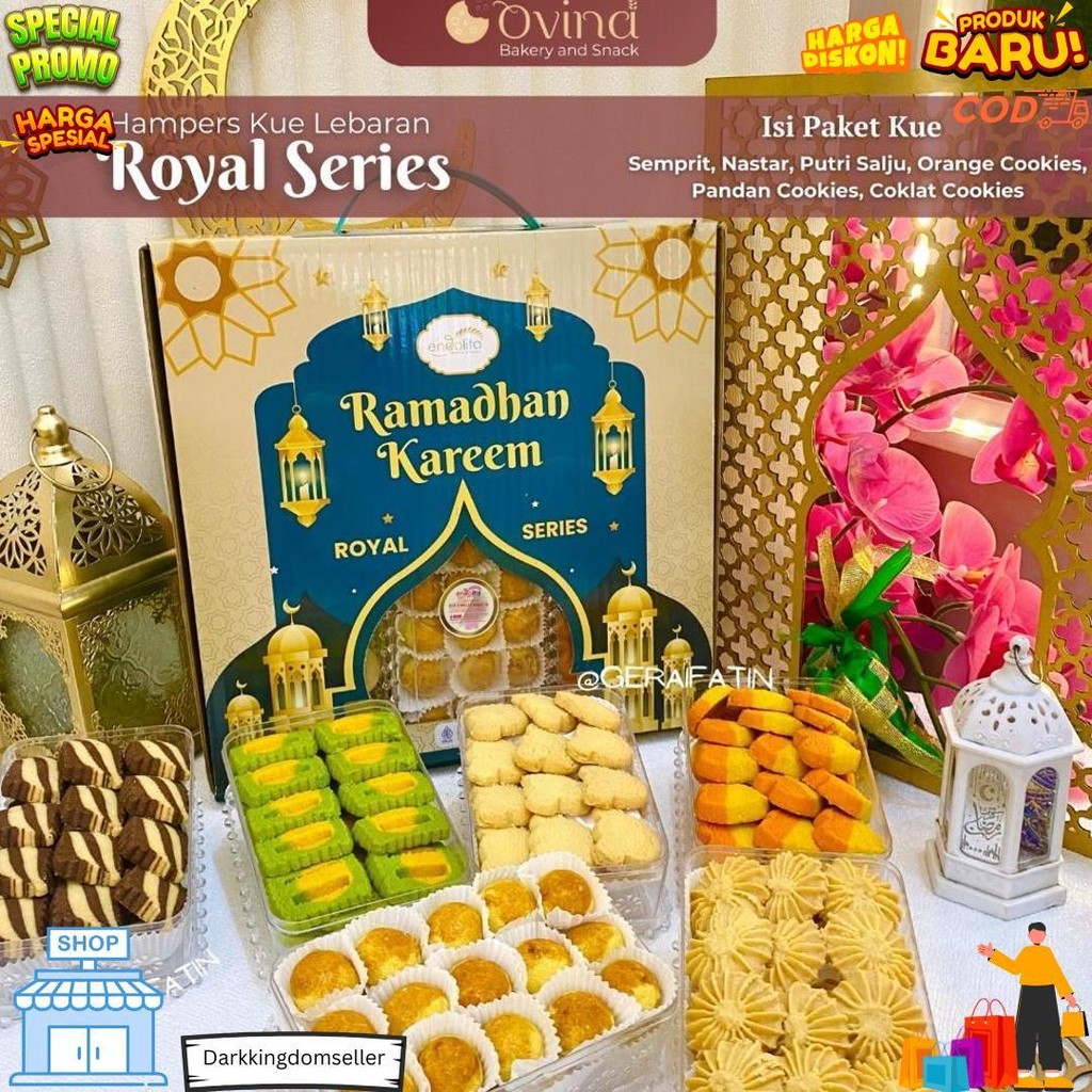 

Kue Kering Lebaran 2025 Paket Berkah Isi 6 Toples Bellarosa / Paket Kue Kering Dibuat Tahun 2025 D Termurah