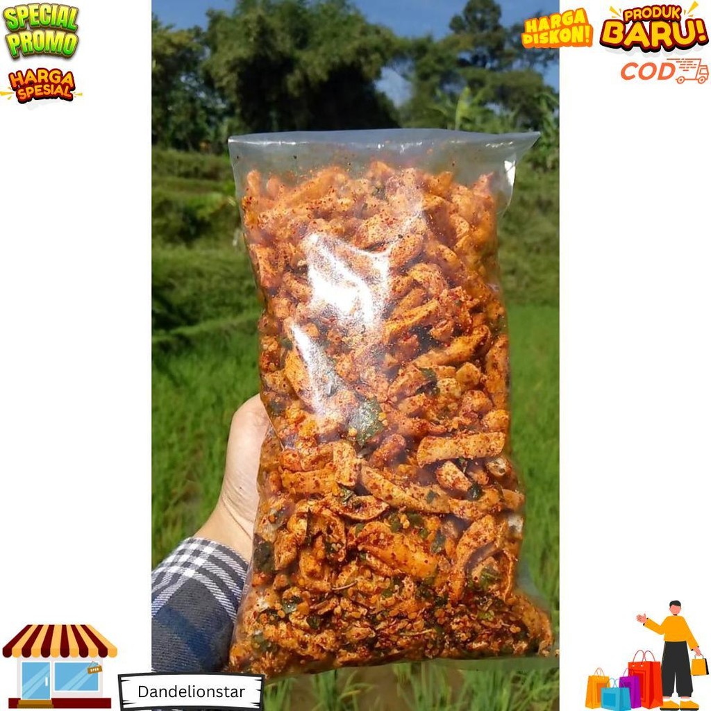 

Basreng Pedas Daun Jeruk 500 Gram / Basreng Pedas / Basreng Viral / Basreng Bumbu Melimpah / Basreng Kriuk / Basreng 1Kg /500 Gram/250 Gram/Basreng Kering/ Basreng Ori Daun Jeruk / Basreng/ Makanan Pedas/ Cemilan / Snack / Bakso Goreng / Jajanan Viral D