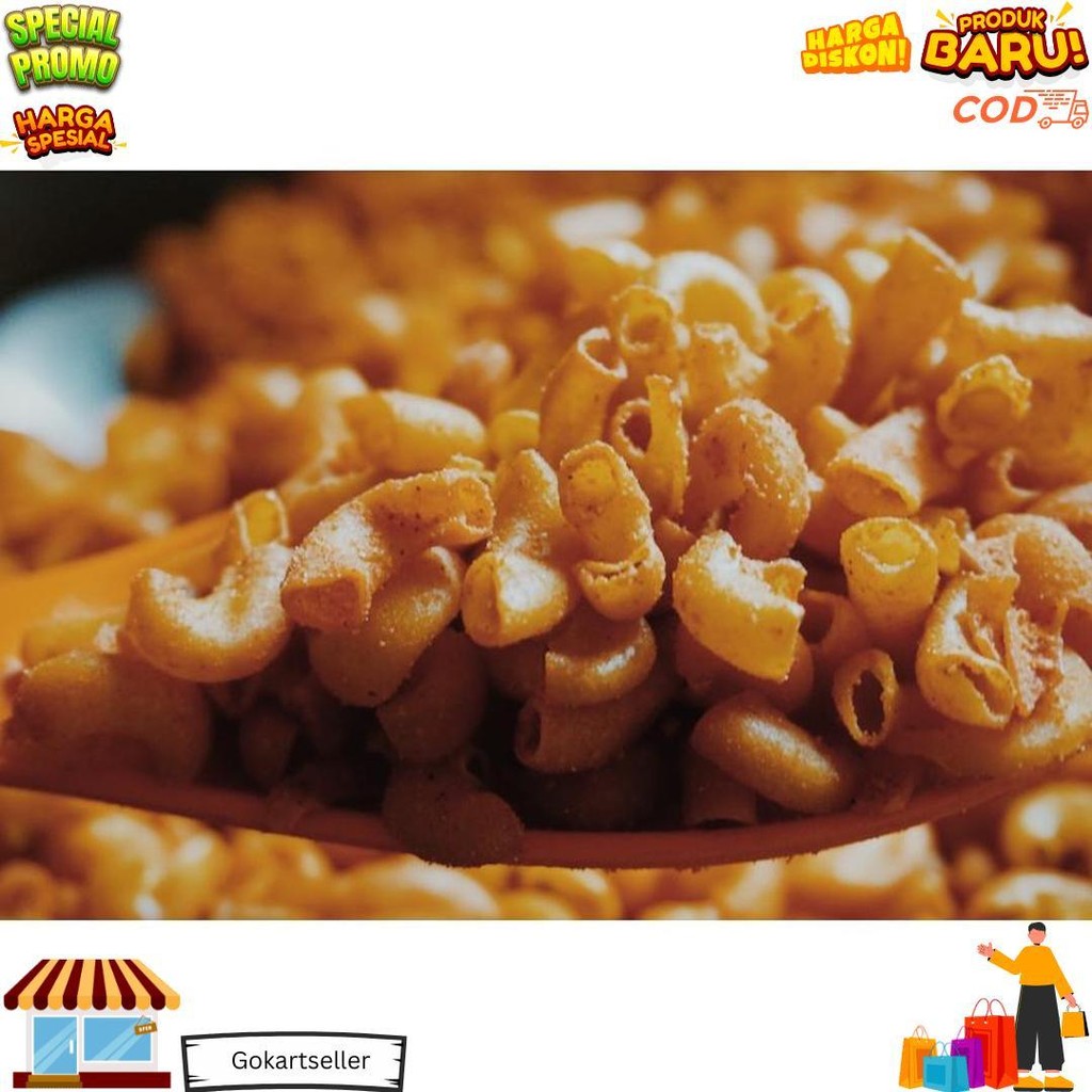 

(Termurah) 1Kg Makaroni Khas Tasikmalaya By Ratu Kriuk D Promo 10.10