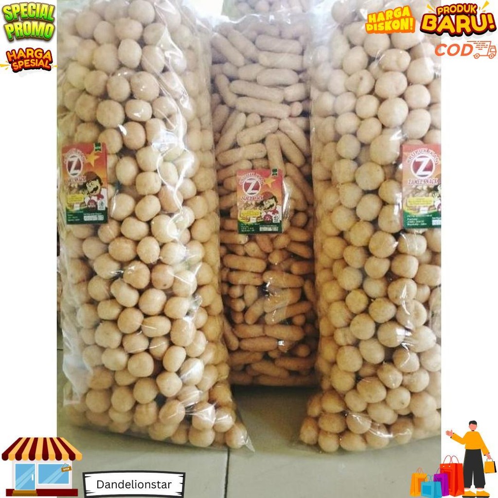 

Premium Kerupuk Ikan Tengiri Amplang Snack 1Kg D Promo 10.10