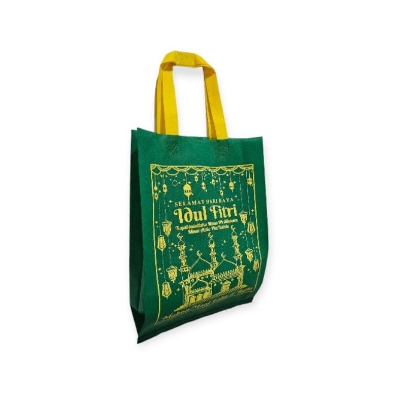 

[Lusinan 12 Pcs] Goodie Bag Lebaran 38X45X8 New Ws 2025/Tas Idul Fitri/Tas Spunbond Ready Stock