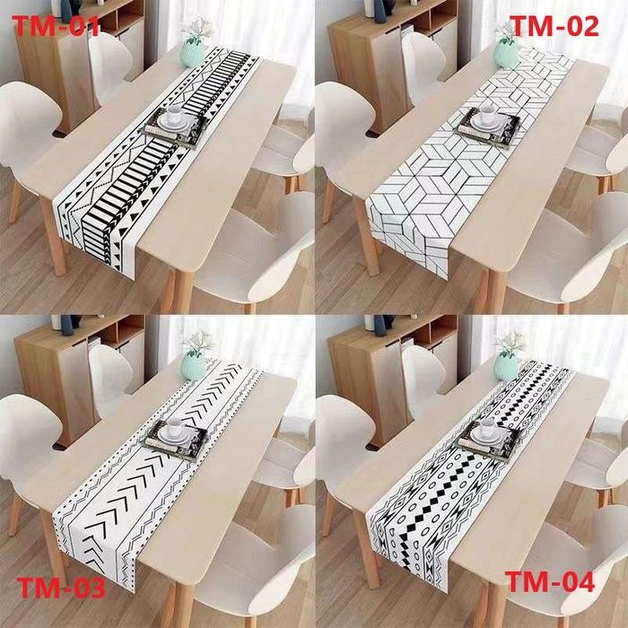 Taplak Meja Makan Model Aesthetic Dekorasi Meja Ruang Tamu Bahan Tebal