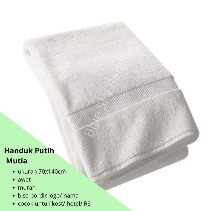 HOT PROMO Handuk Putih Hotel Mutia
