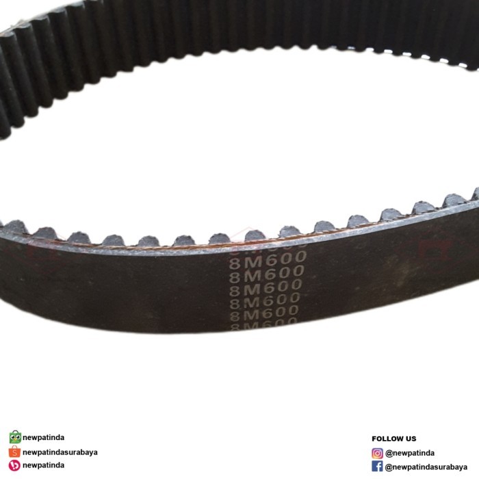 

{{{{}}] Vanbelt 8M600 Tali Belt Mesin Bordir Komputer 8M-600