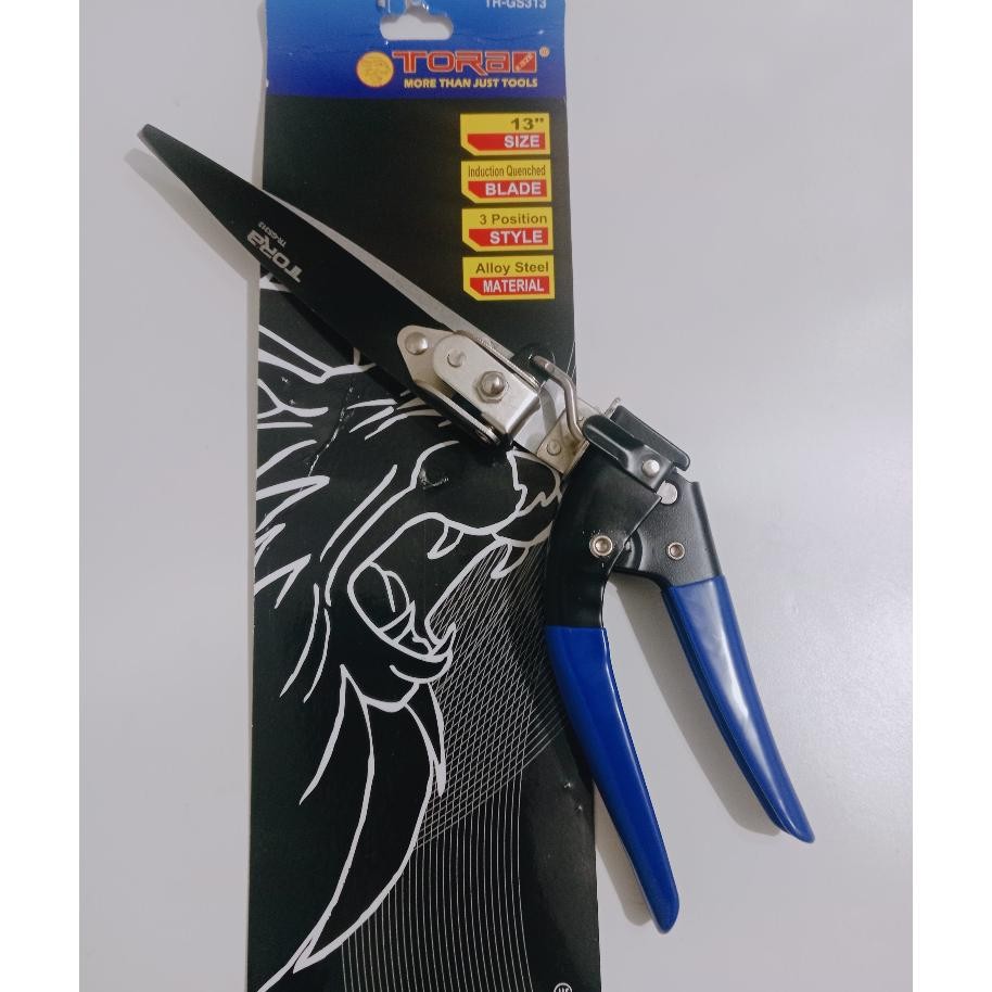 Tora Gunting Rumput Dahan Taman 3 Poii Gunting Rumput 13Inch Pegangan Aret Potong Rumput