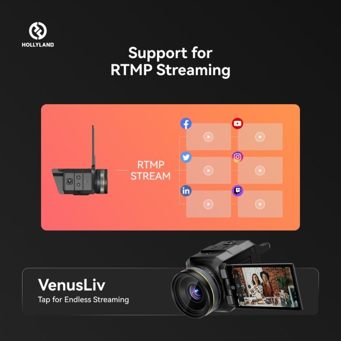 Hollyland Venusliv Camera Live Streaming