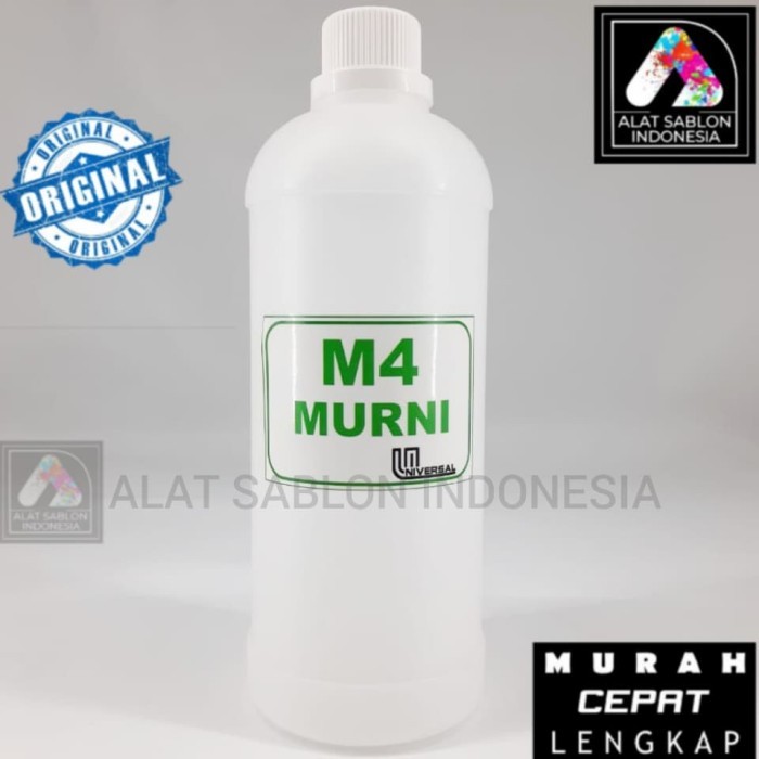 

Minyak M4 Murni Pembersih Tinta Sablon 1 Liter New