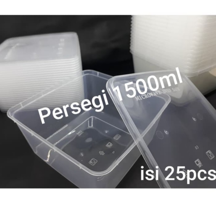 Kotak Makan 1500 Ml Tempat Box Nasi Microwave Thinwall Food Container