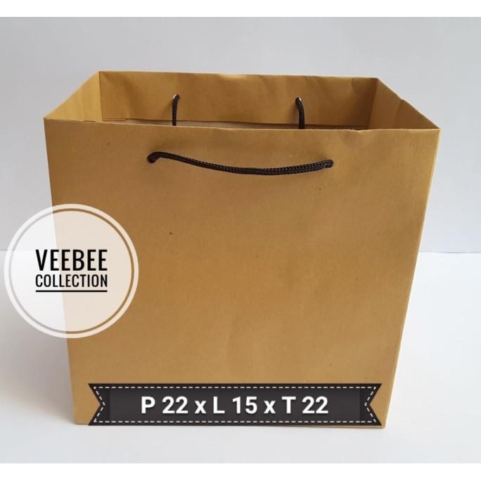 

yang dicari@@@@] Paperbag 22x15x22 kraft/ tas kertas sovenir/ tas sovenir/ paperbag