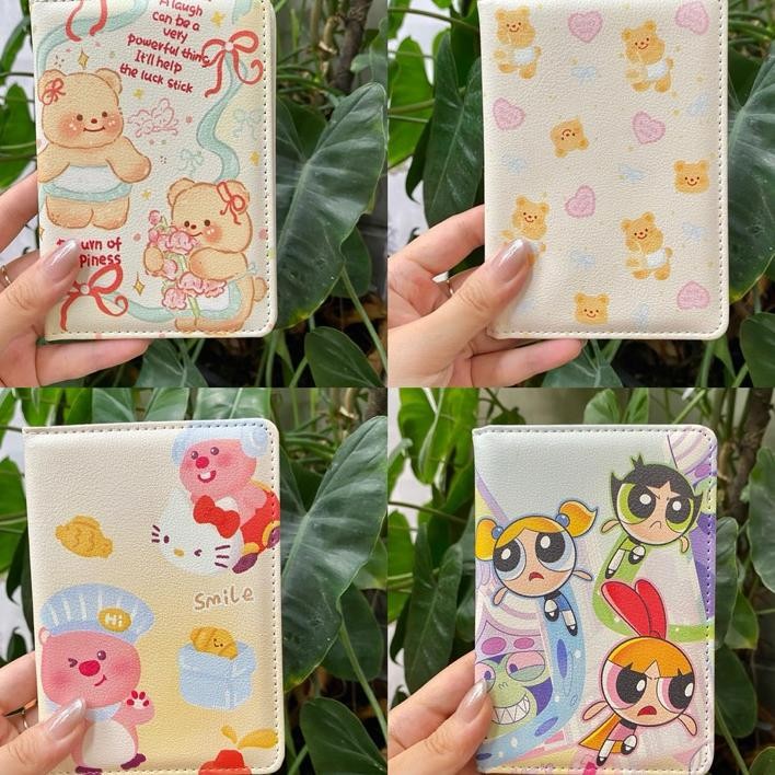 Paport Papor Cae Dompet Artu Wallet Card Holder Ter Artun Anrio Hello Itty Uro Melody Loopy O Cat Bu