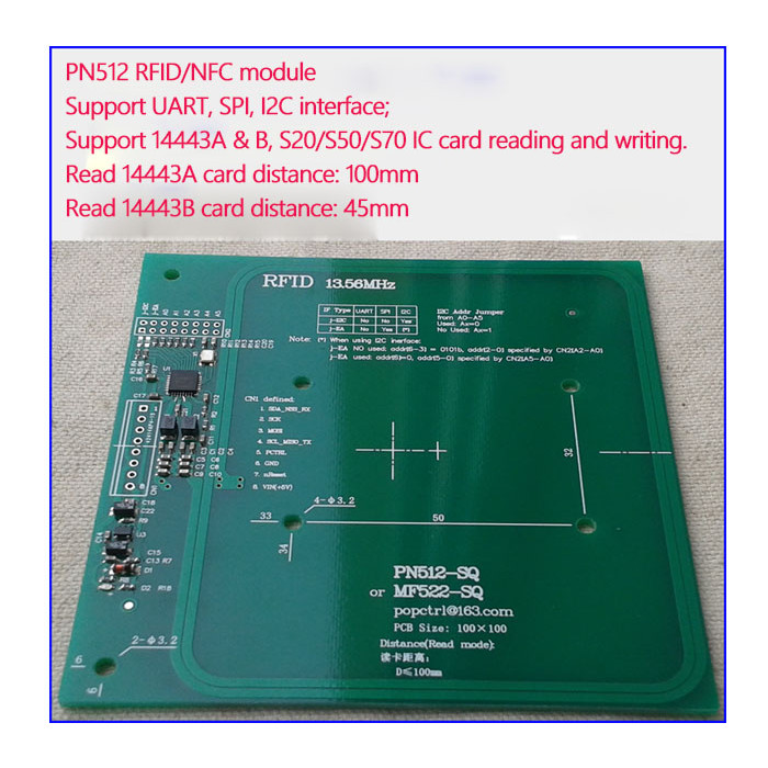 Baru PN512 Module RFID/NFC Reader writing Module Compatible