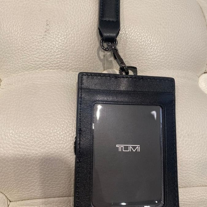 

PROMO / TUM I SLG Identification Card Lanyard - Black Leather Non COD