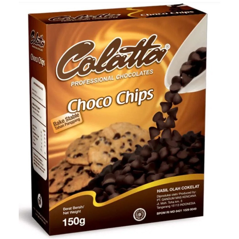 

TERLENGKAP Colatta Proffesional Dark Compound Chocolates Choco Chips Cokelat Compound Hitam Chips