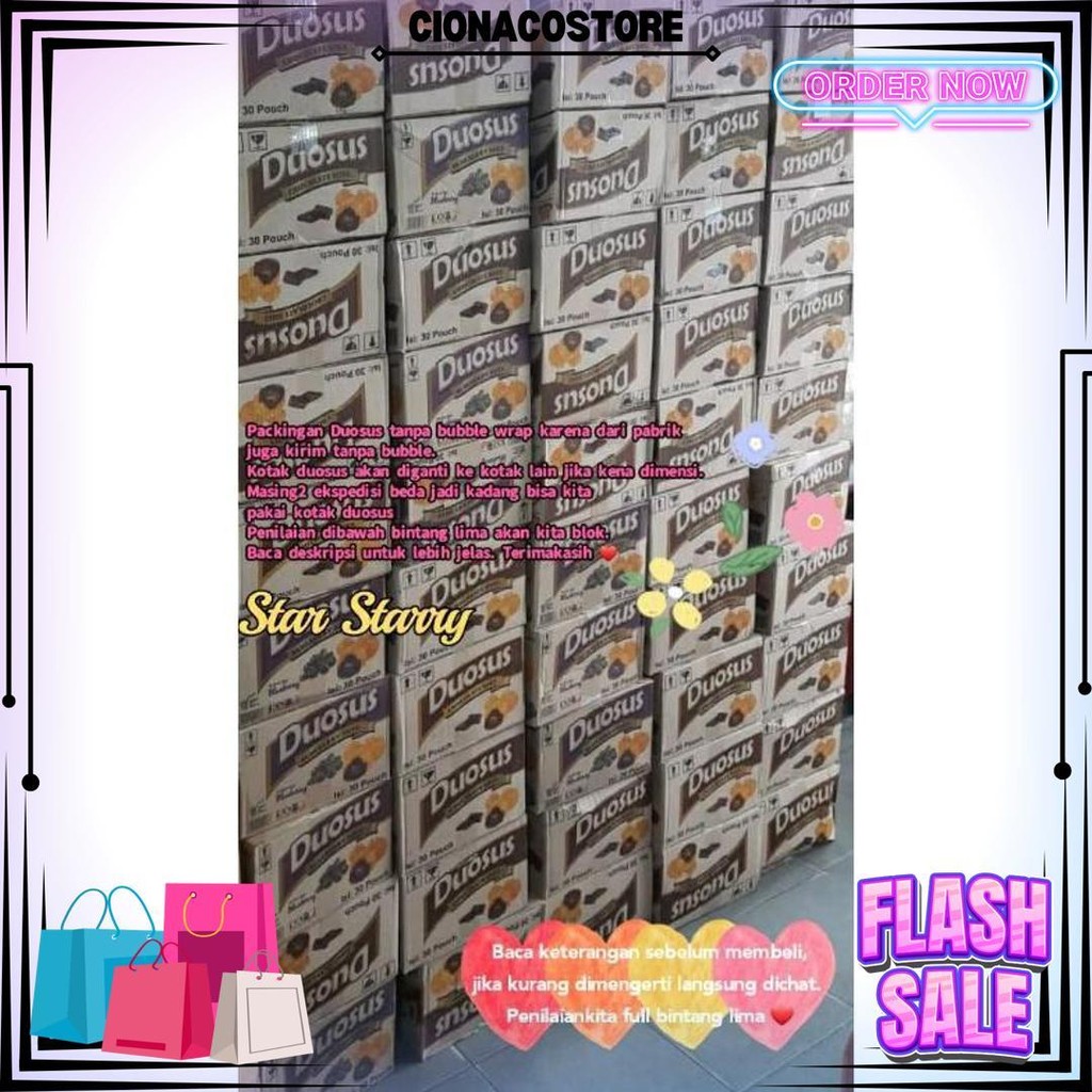 

[Per Dus] 30Pcs Duo Sus Coklat Wajib Shopee Express 1 Kotak Termurah / Duosoes / Duosus / Duo Soes / Duo Sus Kering Snack Viral Halal Mui D Promo Puncak