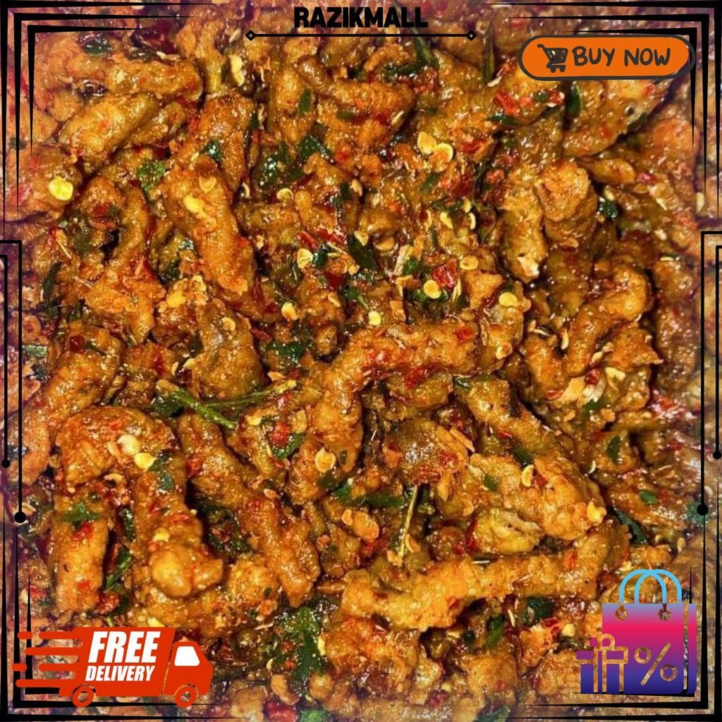 

Usus Krispi / Kripik Usus 250 Gram / 250Gram Usus Crispy Bumbu Pedas Daun Jeruk Ramadhan Sale