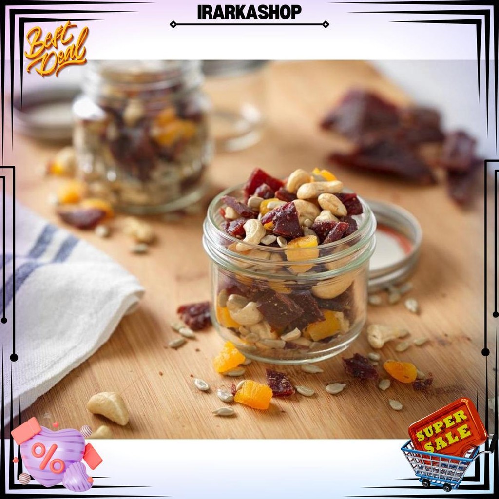 

Trail Mix 250 Gram Safiya Healthy Food - Snack Kacang Mix Biji Bijian Premium D Promo 3.3