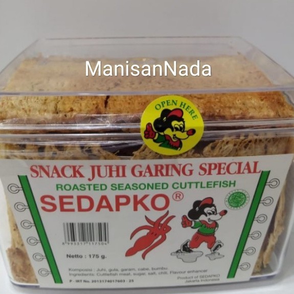 

JUHI GARING SPESIAL SEDAPKO/SNACK CUMI GARING 175GR