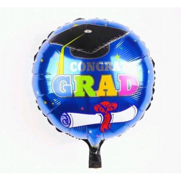 @#@#@#] Balon Foil Graduation. Balon happy Grad. Balon kelulusan