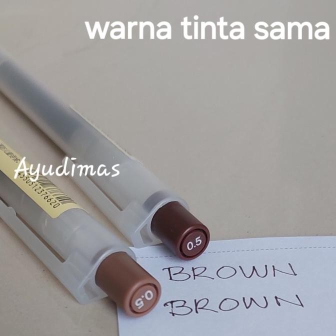 

Muji Smooth Gel Ink BallPoint color Pen Knock Type - pulpen 0,5