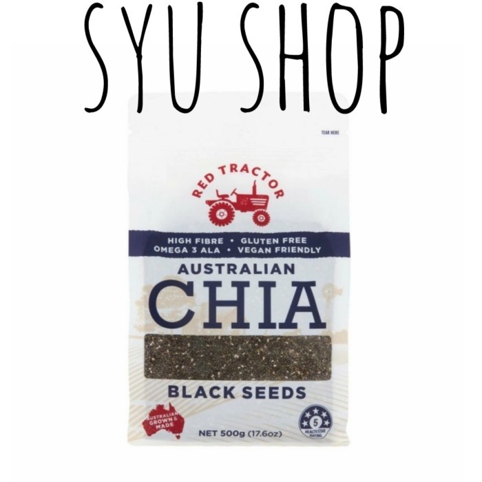

RED TRACTOR ORGANIC AUSTRALIAN CHIA SEED SEEDS 500 GR PREMIUM