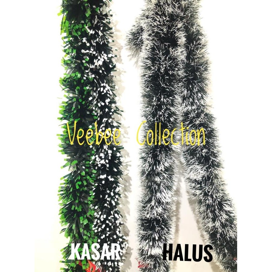 +++++] Tali Hias PVC jumbo/ slenger hias pohon natal/ hiasan tali pohon nat