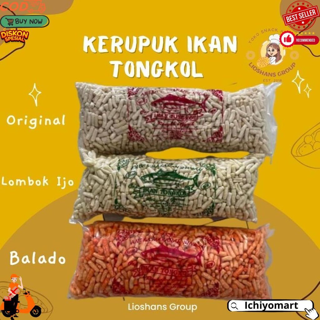

Kerupuk Ikan Tongkol Asli 1Kg Cap Ikan Tongkol D Termurah