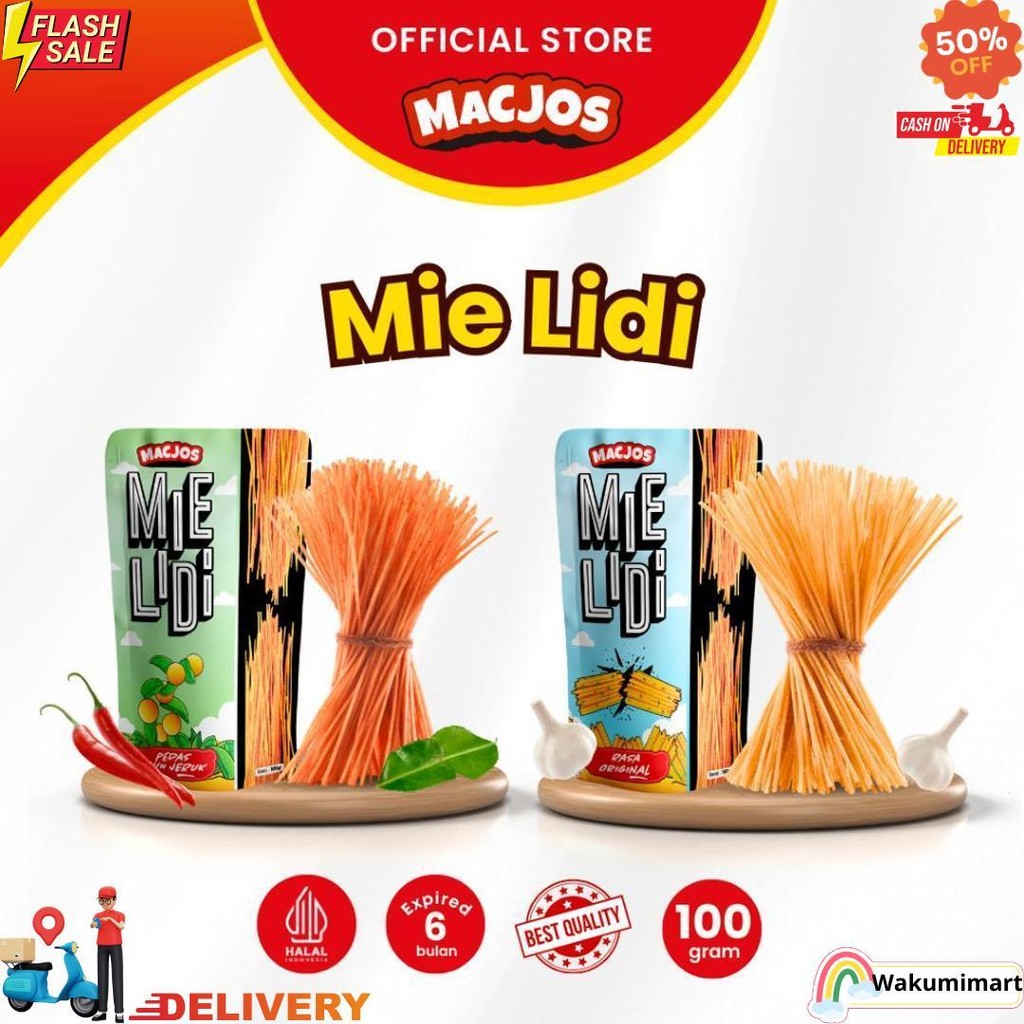 

Macjos Cemilan Paket Tester 30Pcs - Isi 4 Varian Produk D Promo 3.3