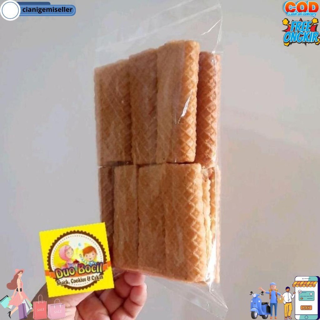 

Kue Dompet Semprong Manis 1 Kg - Duo Bocil Snack D Sale