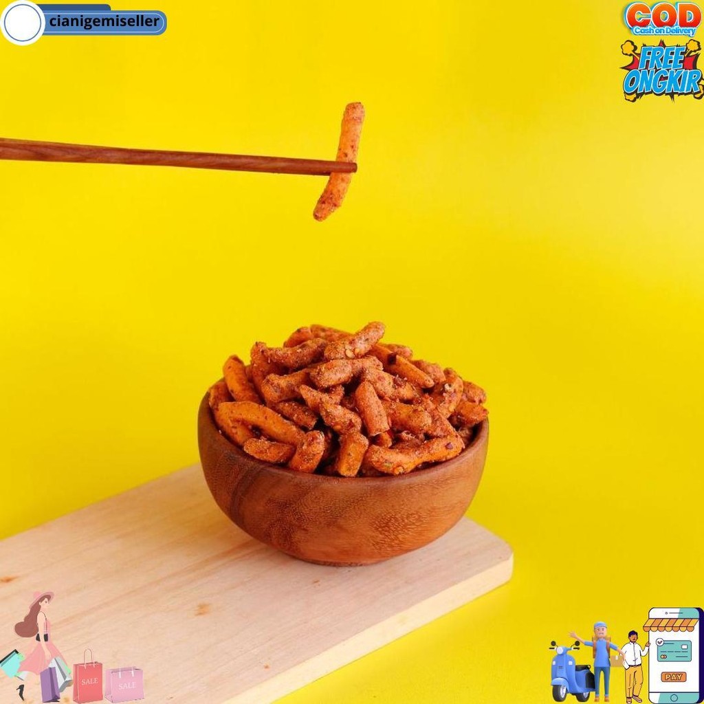 

Kangsnacks Basreng Pedas Daun Jeruk 100Gr-1Kg Murah Makanan Keripik Cemilan Kripik Jajanan Pedas D Sale
