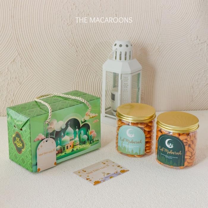 

New! Hampers Lebaran Idul Fitri isi 2 Jar Kue Kering - Parcel Souvenir Hadiah Eid Mubarak - Cookies Pangpang Lebaran