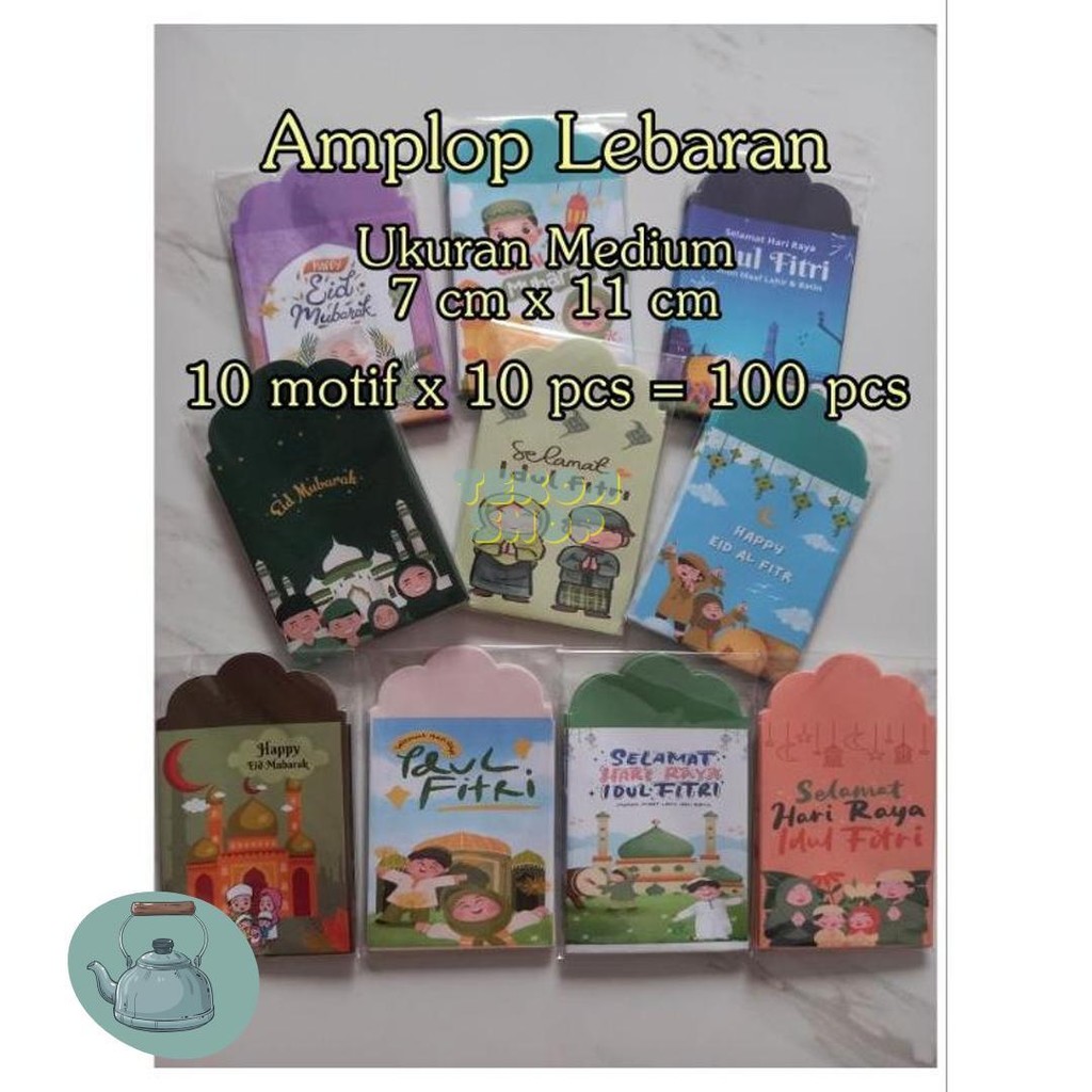 

Amplop Lebaran 2025 Medium 100 Pcs / 90 Pcs Promo