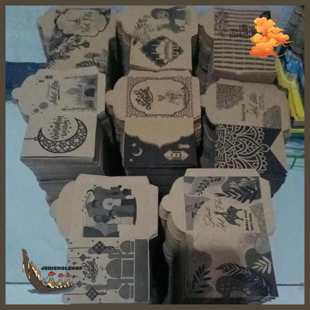 

Angpau Lebaran/Amplop Lebaran Kraf 1Kg Masih Lembaran(Kurleb 500Pcs) Promo