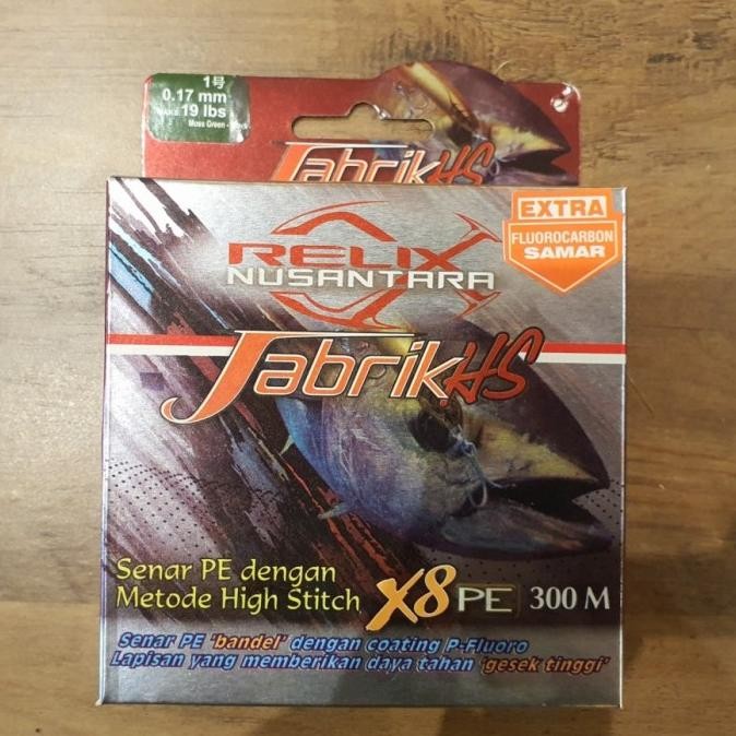 Senar PE Jabrik HS Relix Nusantara PE 1 - ALAT PANCING - AKSESORIS Terlaris