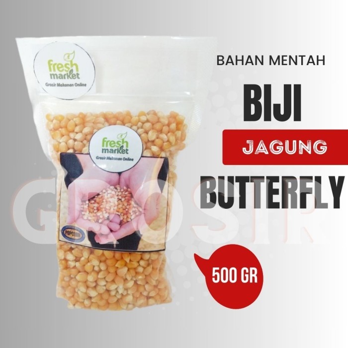 

BAHAN MENTAH / BIJI JAGUNG POPCORN USA BIJI JAGUNG 500 GRAM