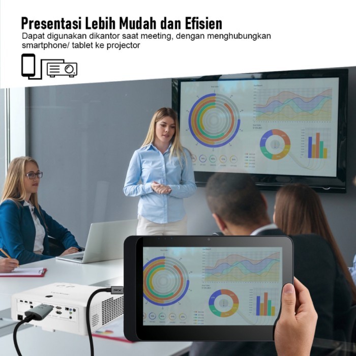 Usb Type C To Hdmi Kabel Converter Smartphone To Tv 2M Px Mha-30C